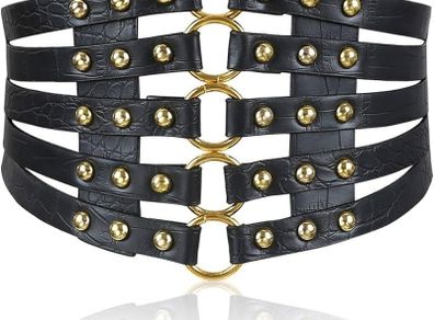Amazon Faux Leather Punk Gothic Corset Belt