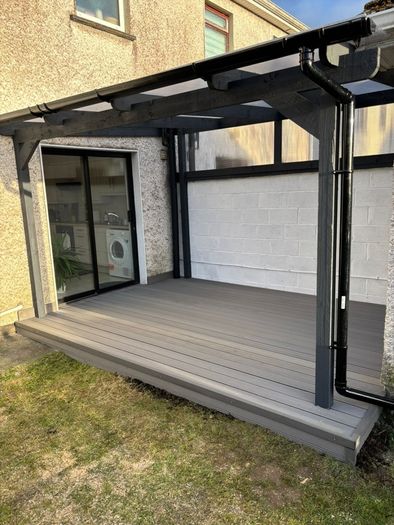 building pergola ,extension, side entry