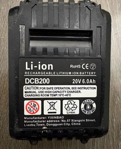 Dewalt Compatible 20V 6ah Batteries x3