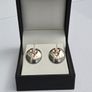 Brand New 925 Silver & 9ct Gold Earrings Image 2
