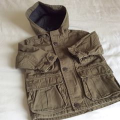 Gorgeous Baby boy khaki coat jacket by Baby Gap 12 18