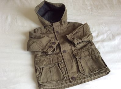 Gorgeous Baby boy khaki coat jacket by Baby Gap 12 18