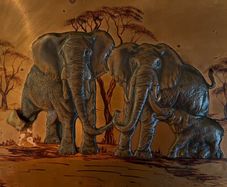 Unique Vintage Metal Wall Art