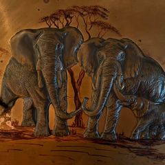 Unique Vintage Metal Wall Art