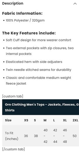 Orn fleece jacket