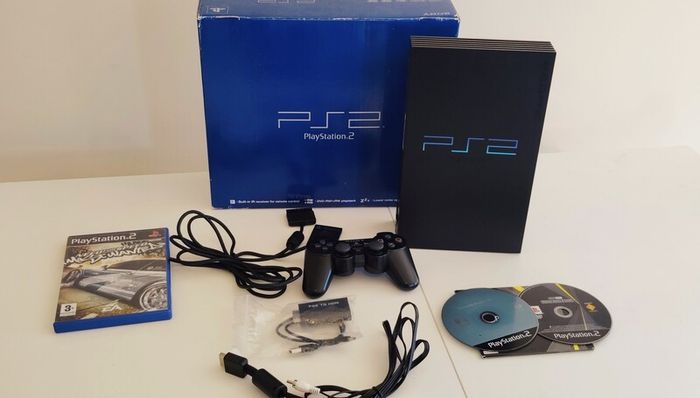 Ps2 Console Refurbished original controller hd adapter original box