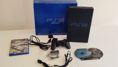 Ps2 Console Refurbished original controller hd adapter original box