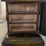 Wooden Clock Key Cabinet Quartz Rustic Storage Cupboard Distressed Image 8