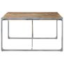 Dining Table 140x140x75 cm Rough Mango Wood Image 3