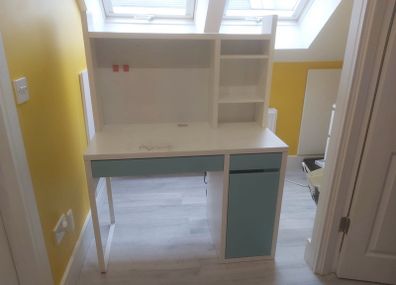 IKEA Desk + Monitor