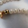 Vintage Real PEARL Bracelet clasp 925 Sterling Silver Image 8