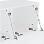 TV Cabinet Chipboard 120x40x34 cm High Gloss White Image 4