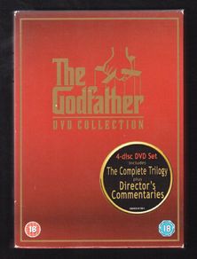 Godfather Trilogy 4-disc DVD Movies including The Complete Trilogy plus Director's Commentaries