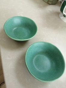 Two Carolyn Donnelly dip dishes New