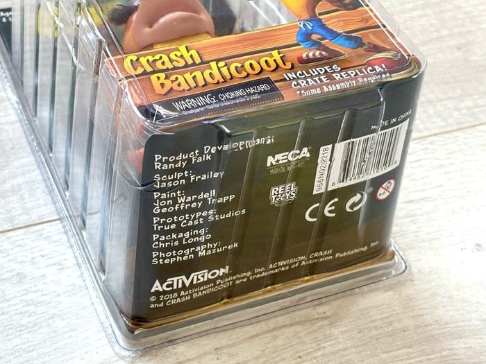 Deluxe Crash Bandicoot With Jet Pack Figure From Activision & Neca - SEALED