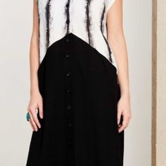 naya black and white tunic