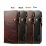 iPhone 14 Pro Max Case Genuine Leather Red Luxury Bank notes cards holder Image 2