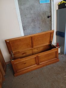oak storage unit