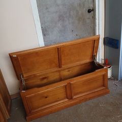 oak storage unit