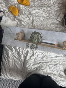 Shelf with cockapoo features from next