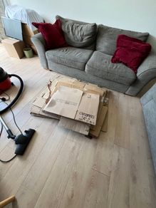 Cardboard moving boxes