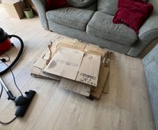 Cardboard moving boxes