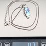 Vintage Celtic Sterling Silver Abalone Shell Necklace Image 10