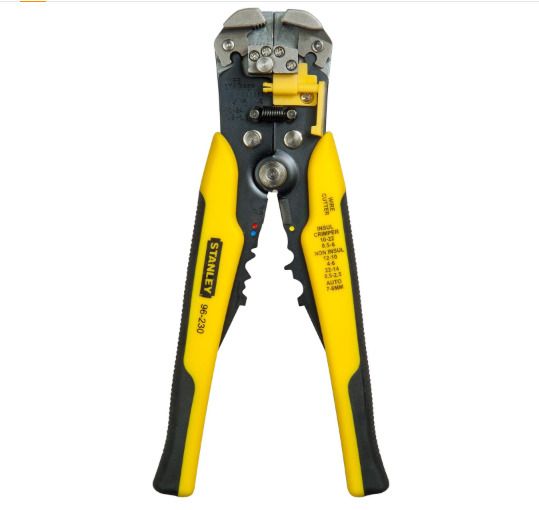 STANLEY FATMAX Automatic Wire Stripper, Strips 10-22 AWG wire with Spring loaded handles