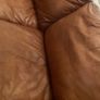 brown leather couches x 2 - will sell separately 650 each Image 3
