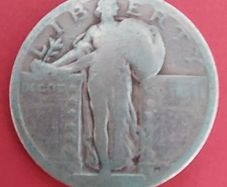 19?? American Standing Liberty quarter Dollar 90% Silver