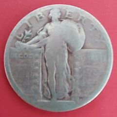 19?? American Standing Liberty quarter Dollar 90% Silver