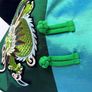 Original Designer Dragon Embroidered Bag Brand New Image 3