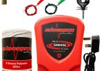 Mains Electric Fencer White Polywire Kit SRM406