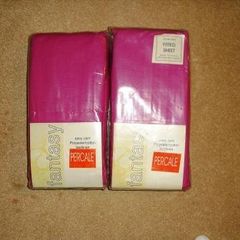 Double fitted Sheet Fantasy brand Bright Pink no. 1