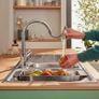 GROHE Start Edge QuickFix Pullout Kitchen tap Mixer Image 2