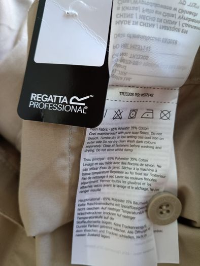 Regatta 44 waist 29 leg waterproof trousers stain resistant washable 5 pockets with slightly elasticated waist new with tags RRP 40 euro FREE STANDARD POSTAGE INCLUDED
