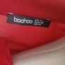 Boohoo exclusive tiered smock knee length dress with long sleeve in burgundy size UK14 EU42 Perfect condition Postage included Image 5
