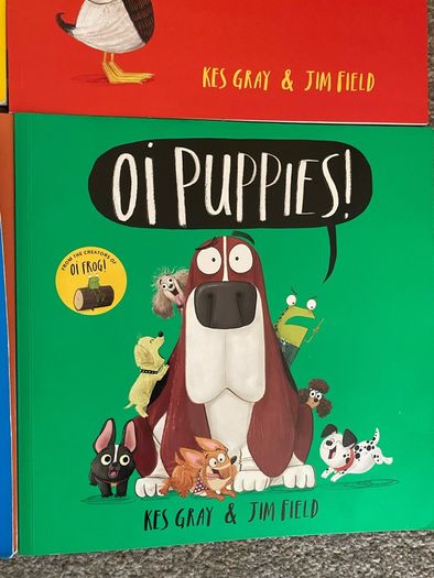 childrens books - 6 x oi dog series