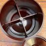 Antique Art Deco Bakelite box with screw top lid c1930 Image 5