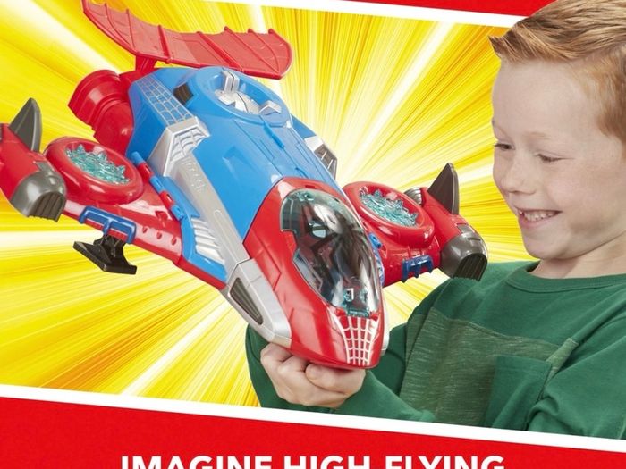 Marvel Super Hero Adentures Set Spider-Man Jetquarters
