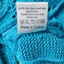 Size 12 Turquoise Crochet Knit Jumper Image 3