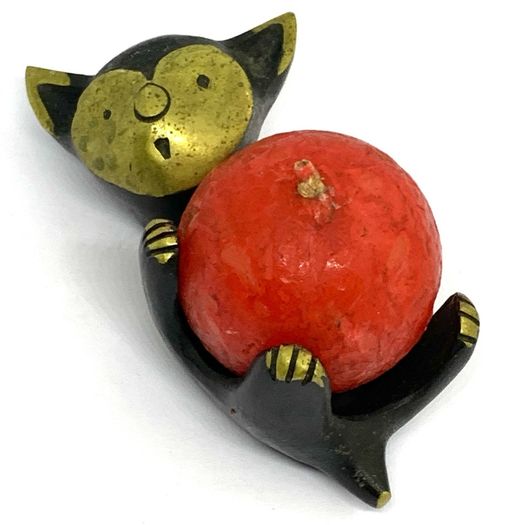 Mid Century Walter Bosse Cat Candle Holder