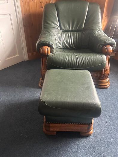 Leather sofa