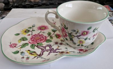 Vintage 1950s  James Kent Tea Cup and Plate