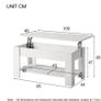 BRAND NEW Lift Top Coffee Table with Hidden Compartment and Storage Shelf Rising Table Top for Living Room Image 5