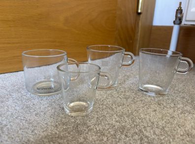 4 Nespresso Coffee Cups