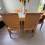 Oval Dining table & 6 chairs Image 5