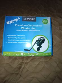 De Vielle Premium Clothesline Winder Set
