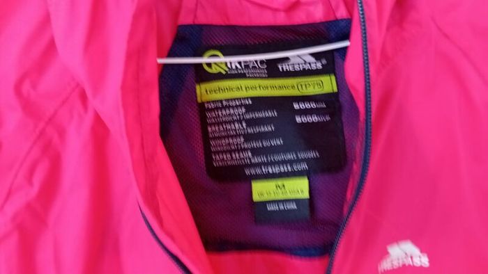 Trespass raincoat