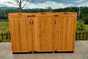 Wheelie Bin Storage with Hydraulic Arms 3 Bay